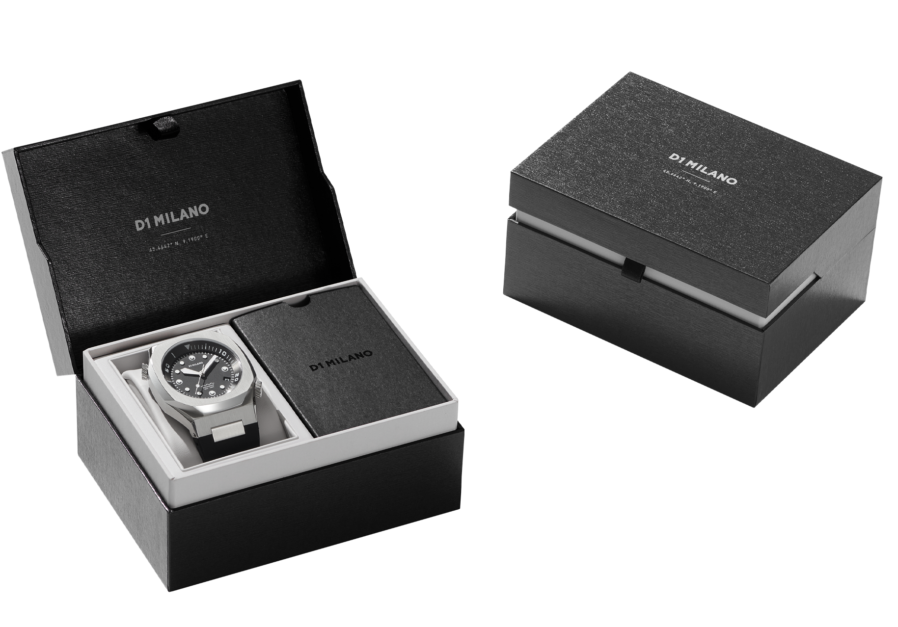 D1 Milano Subacqueo Diver Deep Black D1-DVRJ01 Image 5