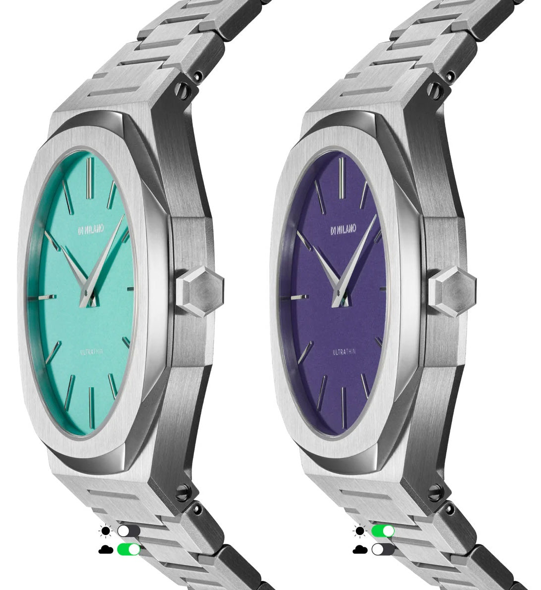 D1 Milano Ultra Thin Chromo  Sync Watch UTBJ43 Image 3
