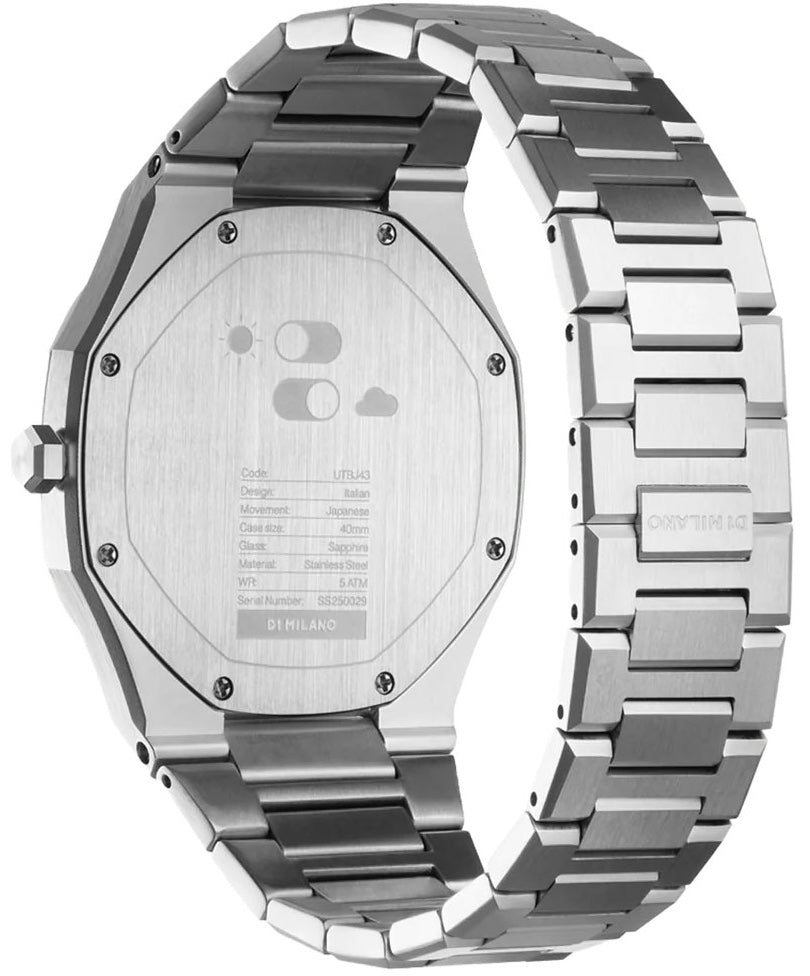 D1 Milano Ultra Thin Chromo  Sync Watch UTBJ43 Image 4