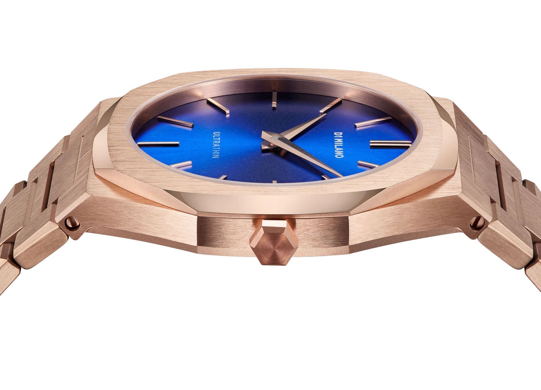 D1 Milano Ultra Thin Petite Geo Watch D D1-UTBL12 Image 3