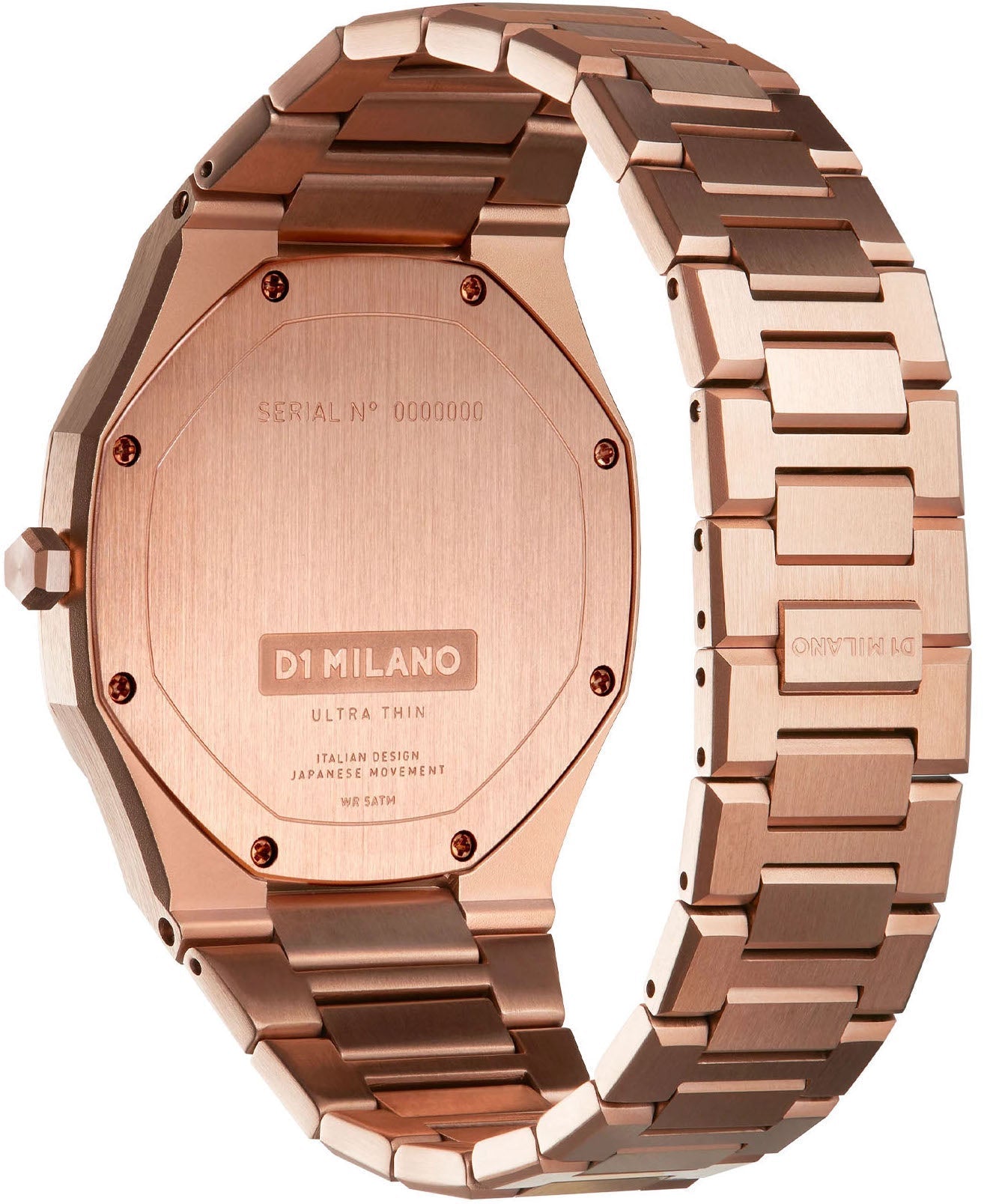D1 Milano Ultra Thin Petite Geo Watch D D1-UTBL12 Image 4