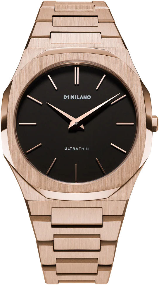 D1 Milano Ultra Thin Re-Rose Gold Watch UTBJ42 Image 1