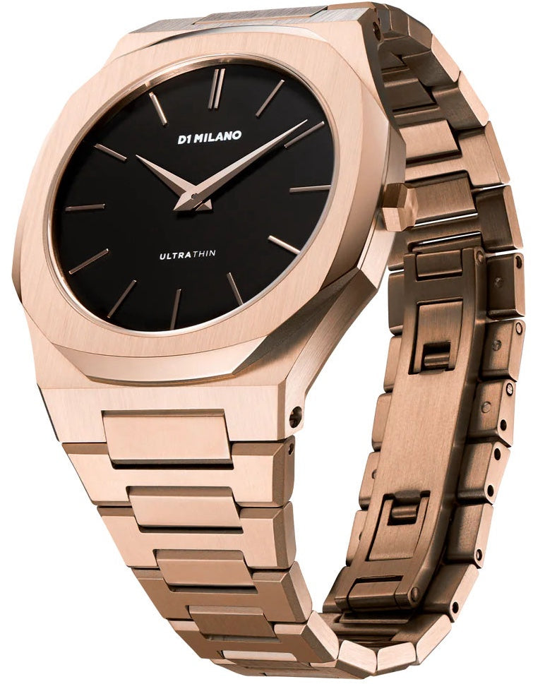 D1 Milano Ultra Thin Re-Rose Gold Watch UTBJ42 Image 2