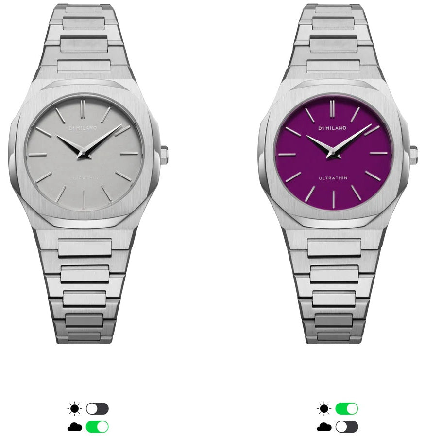 D1 Milano Ultra Thin Solar Sync Watch UTBL36 Image 1