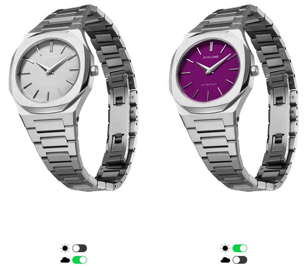D1 Milano Ultra Thin Solar Sync Watch UTBL36 Image 2