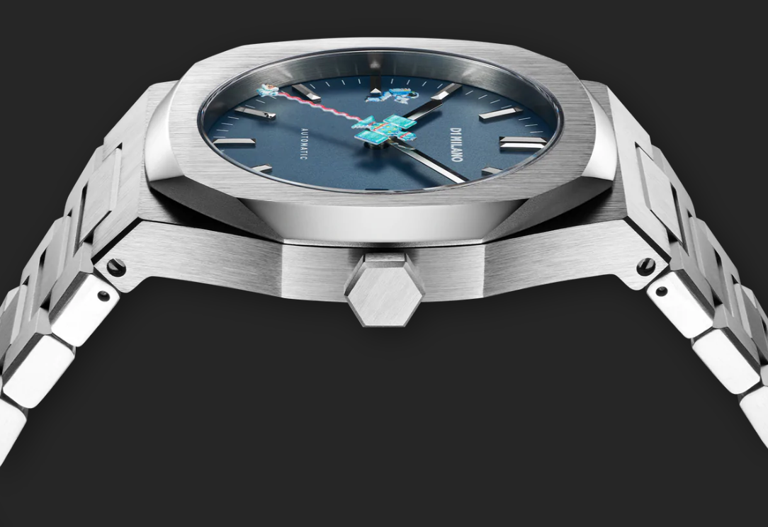 D1 Milano Watch Automatico Retro Blue D1-ATBJ14 Image 2