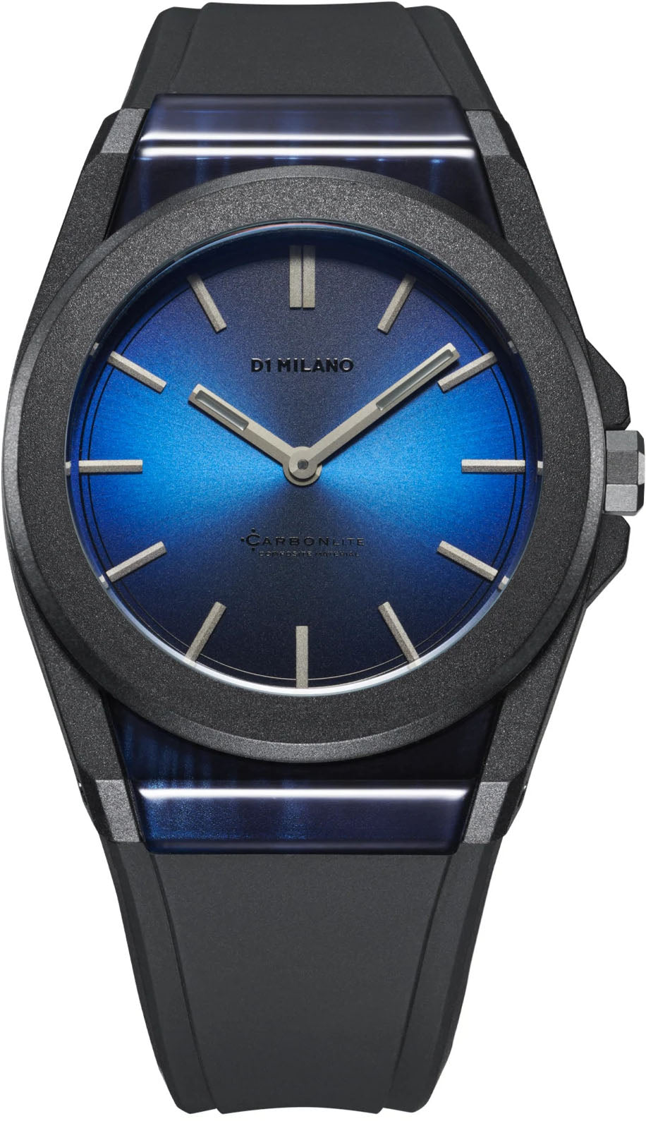 D1 Milano Watch Carbonlite Blue Sunray D1-CLRJ04 Image 1