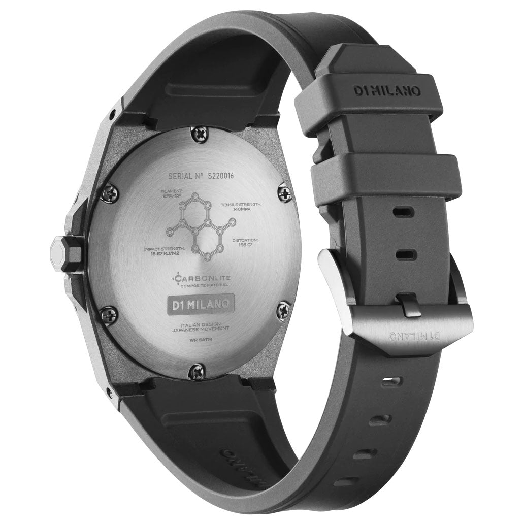 D1 Milano Watch Carbonlite D1-CLRJ02 Image 4