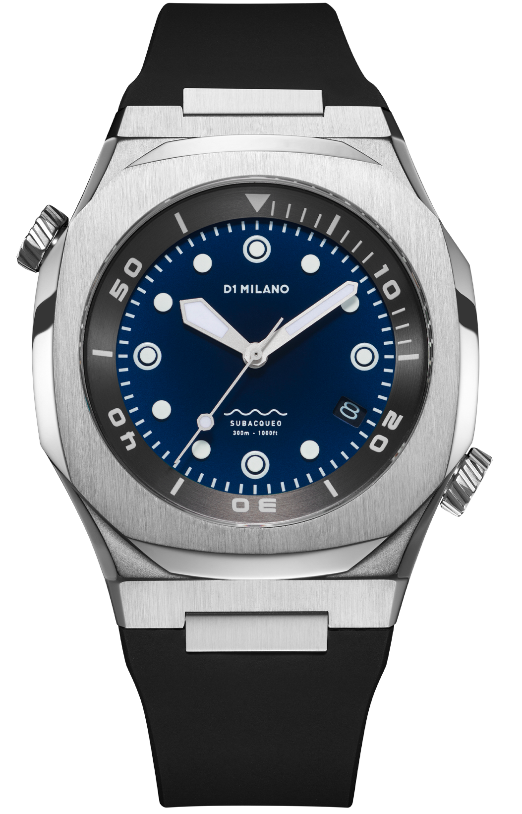 D1 Milano Watch Subacqueo Diver Deep Blue D1-DVRJ02 Image 1