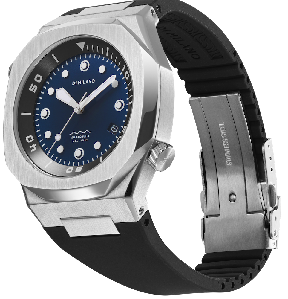 D1 Milano Watch Subacqueo Diver Deep Blue D1-DVRJ02 Image 3