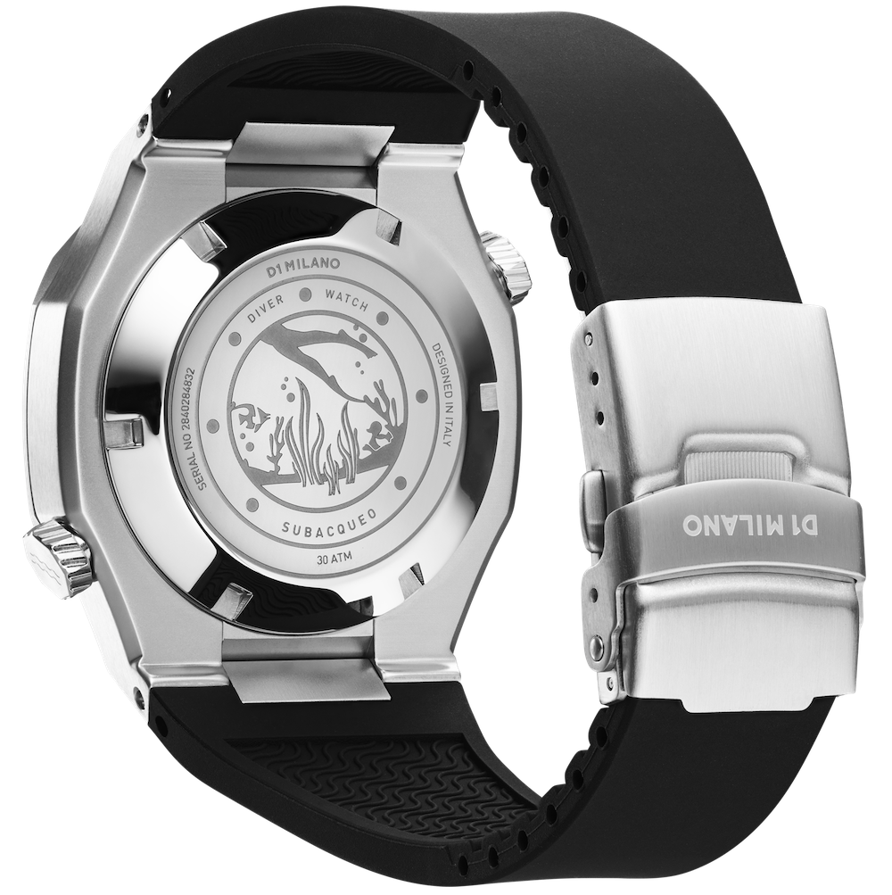 D1 Milano Watch Subacqueo Diver Deep Green D1-DVRJ03 Image 2