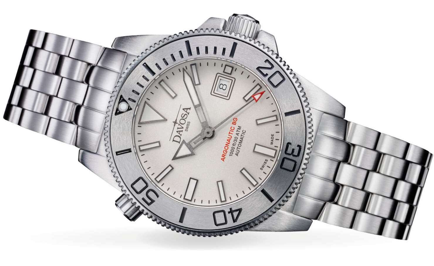 Davosa Argonautic BG Automatic White Watch 16152801 Image 3