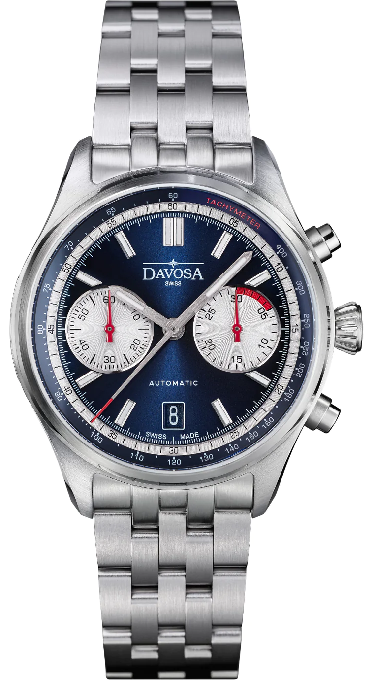 Davosa Newton Pilot Rally Blue Bracelet Limited Edition Watch 16153640 Image 1