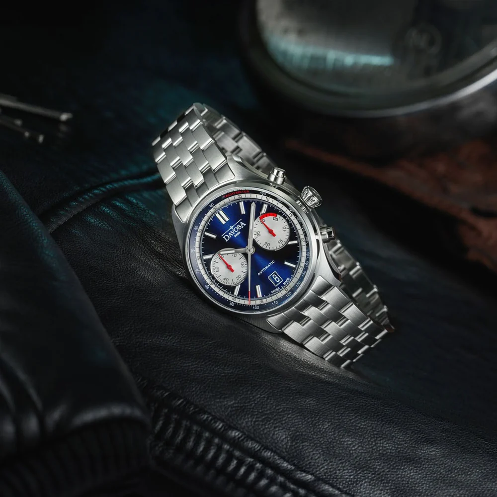 Davosa Newton Pilot Rally Blue Bracelet Limited Edition Watch 16153640 Image 5