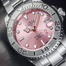 Davosa Ternos Medium California Automatic Pink Ladies Watch 16619960 Image 5
