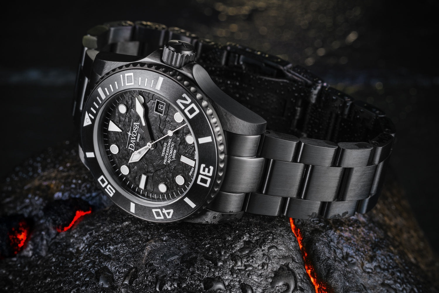 Davosa Ternos Professional Black Rock Limited Edition Watch 16158320 Image 7