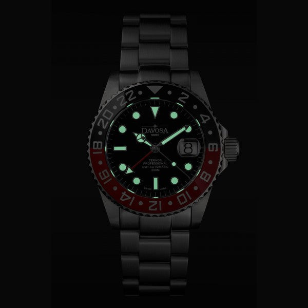 Davosa Ternos Professional GMT Tri Bracelet Watch 16157190 Image 6