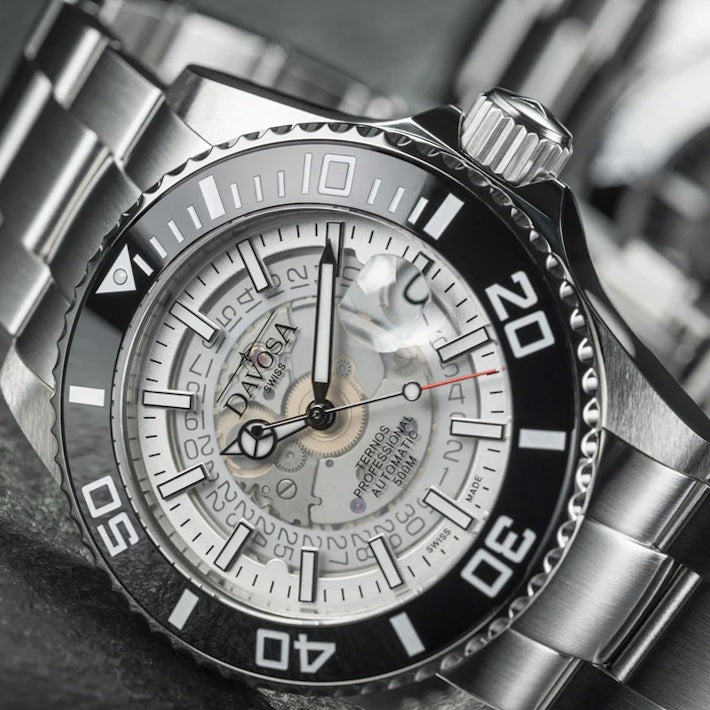 Davosa Ternos Professional Nebulous Automatic Misty White Watch 16153510 Image 3