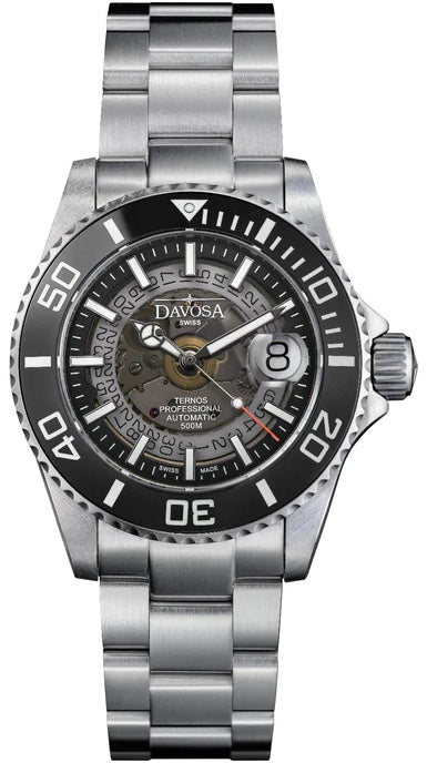 Davosa Ternos Professional Nebulous Automatic Smoke Black Watch 16153550 Image 1