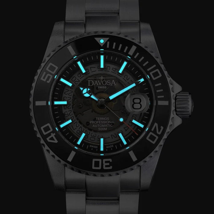 Davosa Ternos Professional Nebulous Automatic Smoke Black Watch 16153550 Image 4