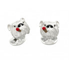 Deakin & Francis Cufflinks Sterling Silver Bulldog With Cigar C1693S072122 Image 1