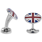 Deakin & Francis Cufflinks Sterling Silver Union Jack Cufflinks L0732S0001 Image 1