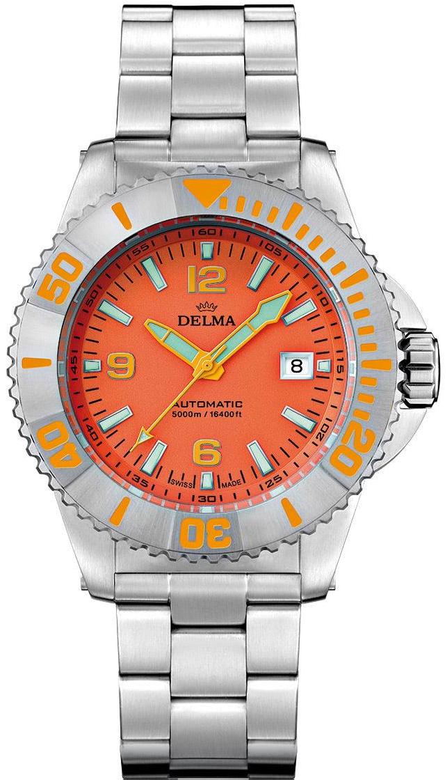 Delma Blue Shark IV Orange Limited Edition Watch 41701.760.6.154 Image 1