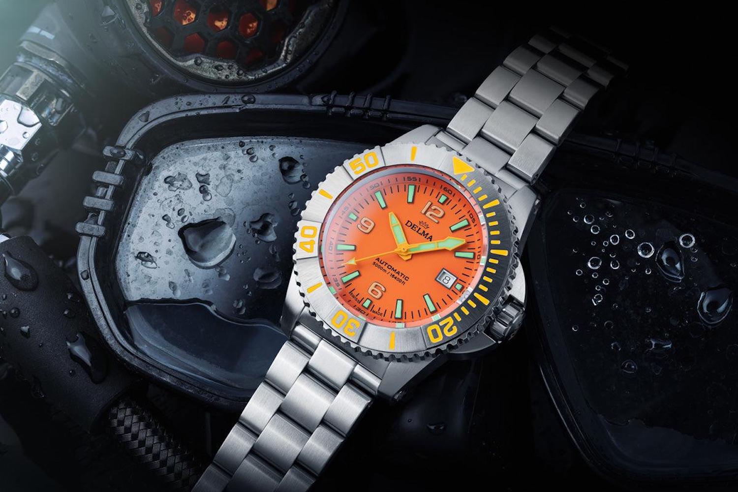 Delma Blue Shark IV Orange Limited Edition Watch 41701.760.6.154 Image 3