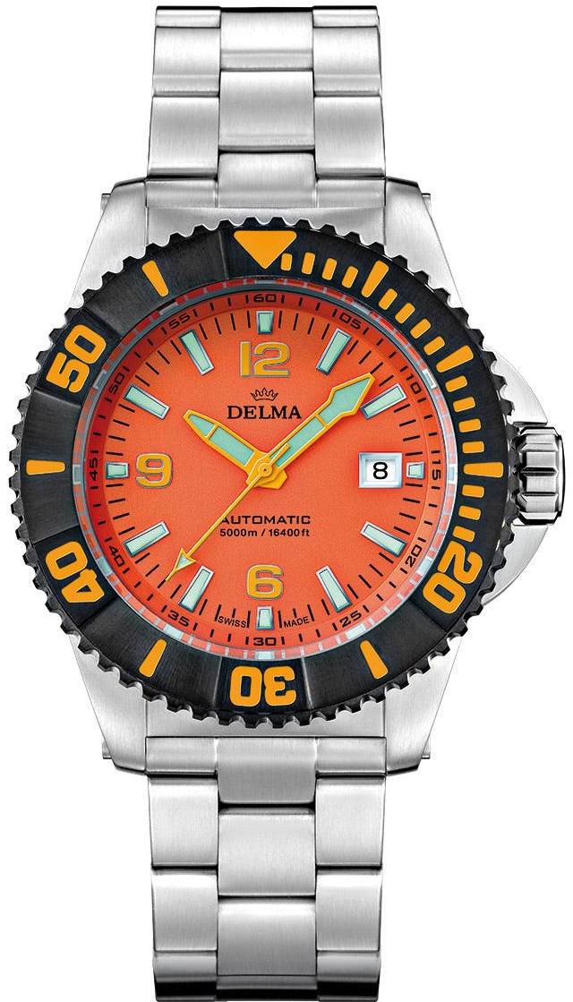 Delma Blue Shark IV Orange Limited Edition Watch 54701.760.6.154 Image 1