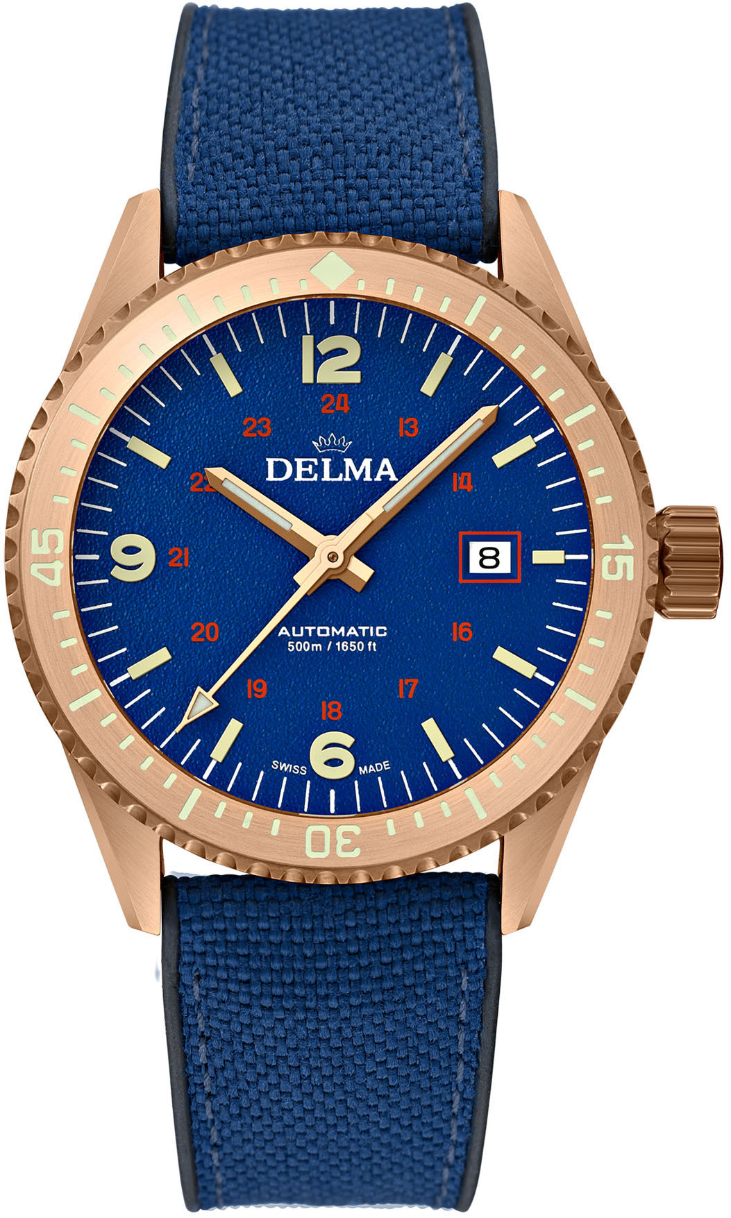 Delma Cayman Field Bronze Blue Watch 31601.726.6.044 Image 1
