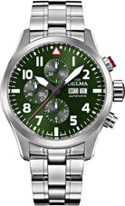 Delma Commander Chronograph Green Watch 41702.580.6.149 Image 1