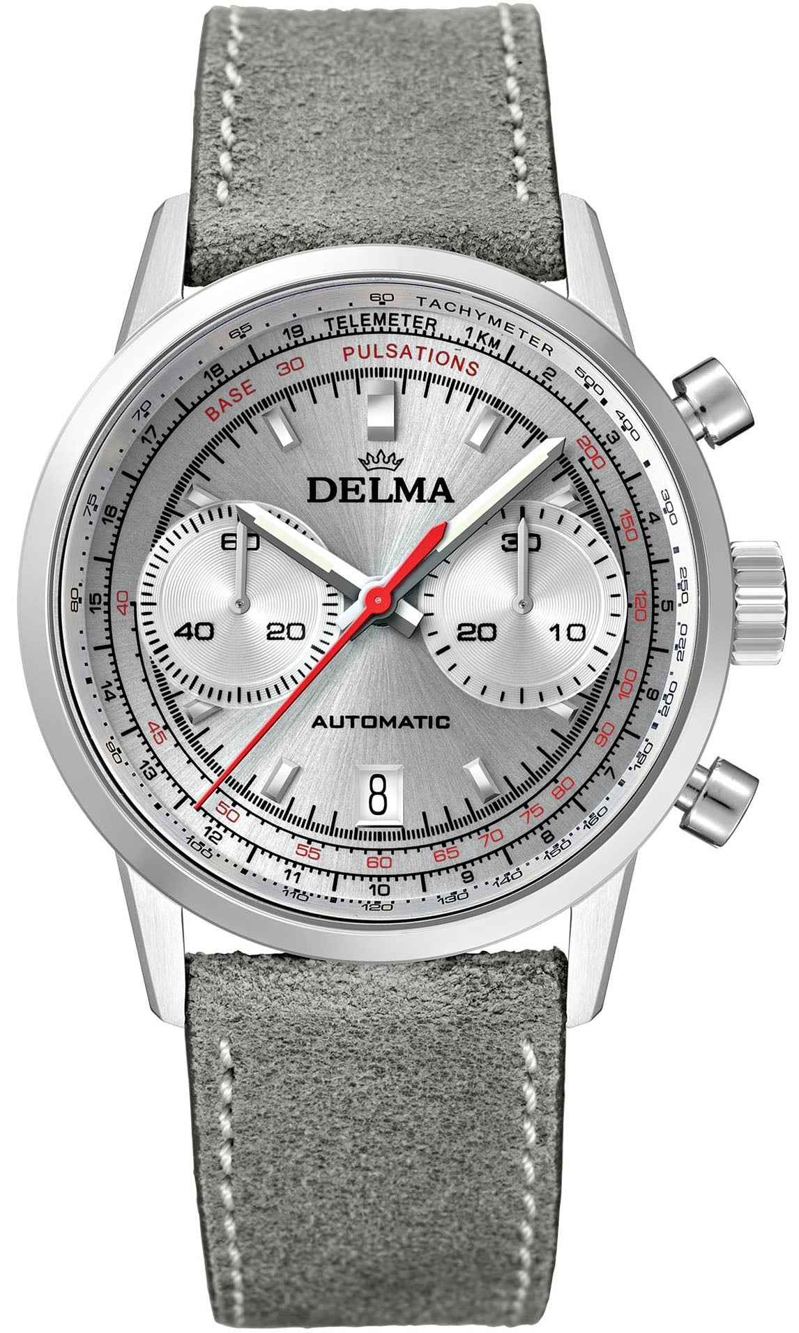 Delma Continental Pulsometer Silver Watch 41701.702.6.069 Image 1