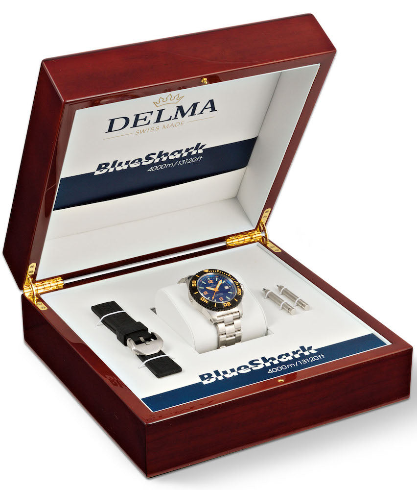 Delma Divers Blue Shark III Limited Edition Watch 54701.700.6.044 Image 3