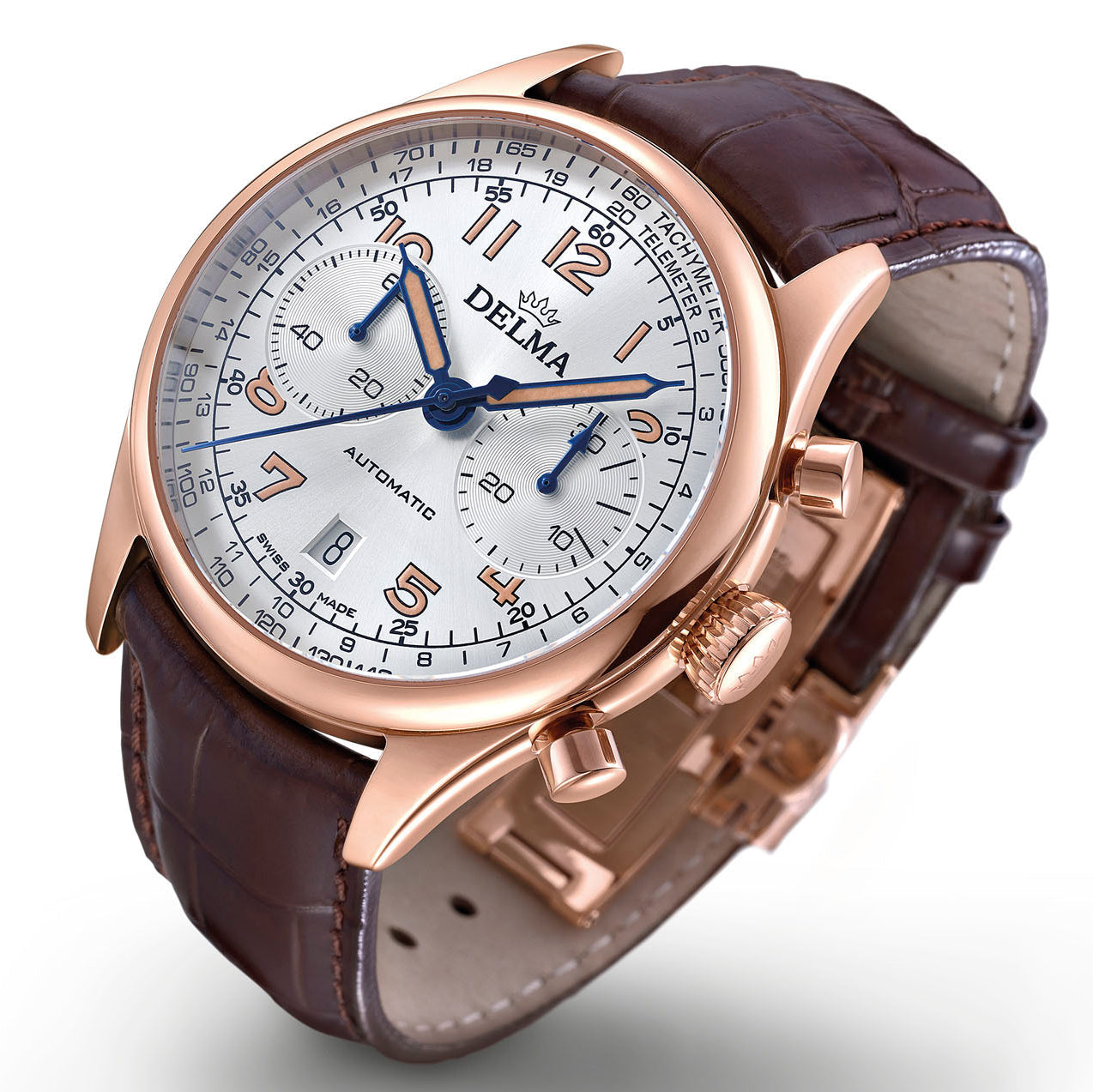 Delma Heritage Chronograph Limited Edition Watch 43601.730.6.062 Image 2