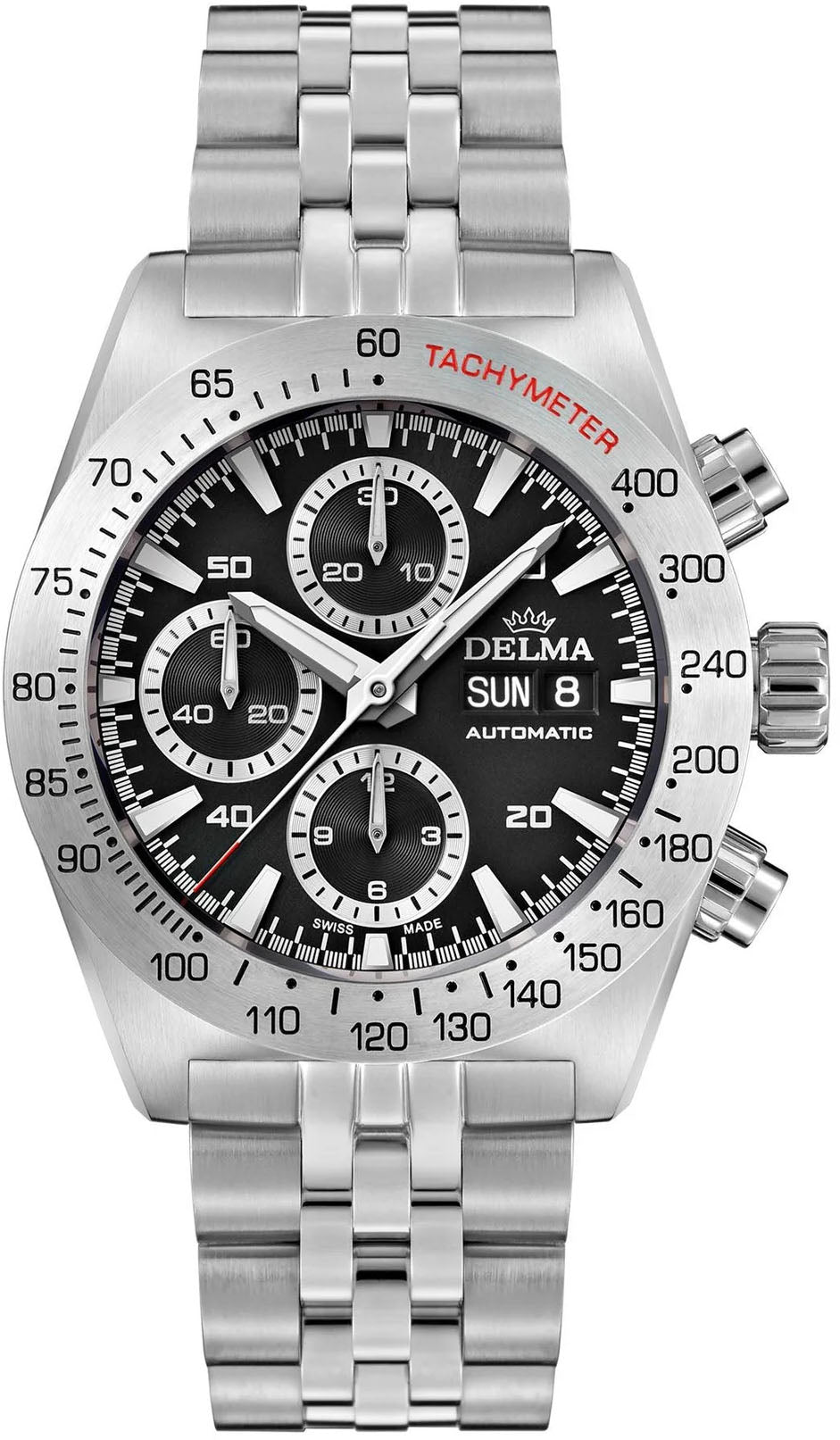 Delma Montego Chronograph Black Bracelet Watch 41701.732.6.031 Image 1