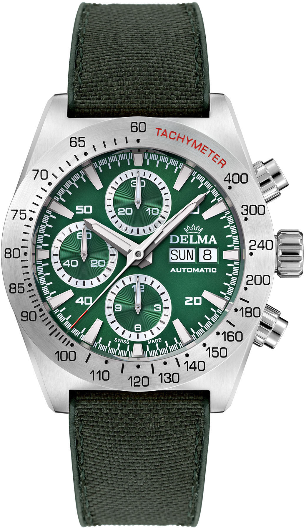 Delma Montego Chronograph Green Watch 41601.732.6.141 Image 1