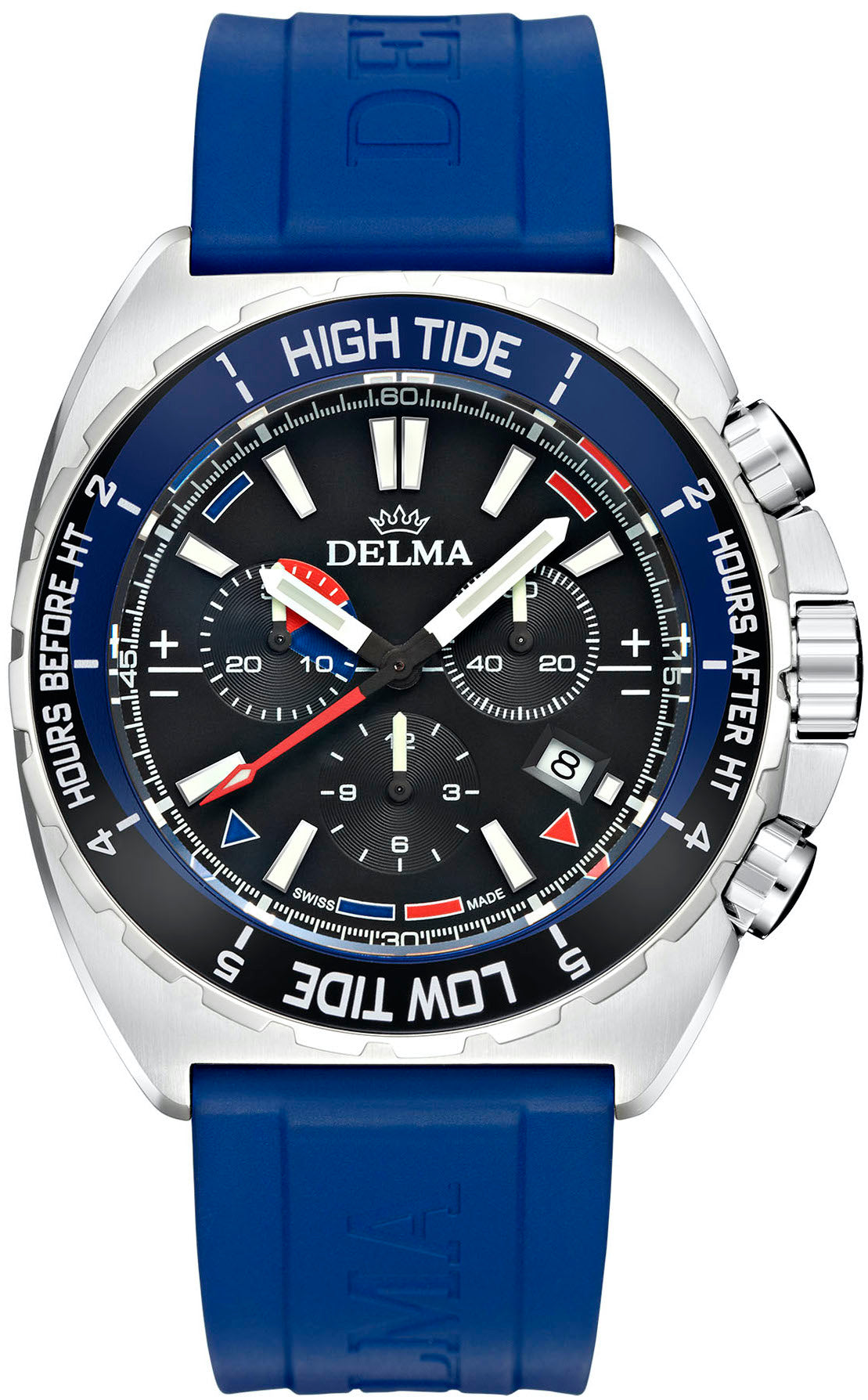 Delma Oceanmaster Tide Chronograph Watch 41501.678.6.848 Image 1