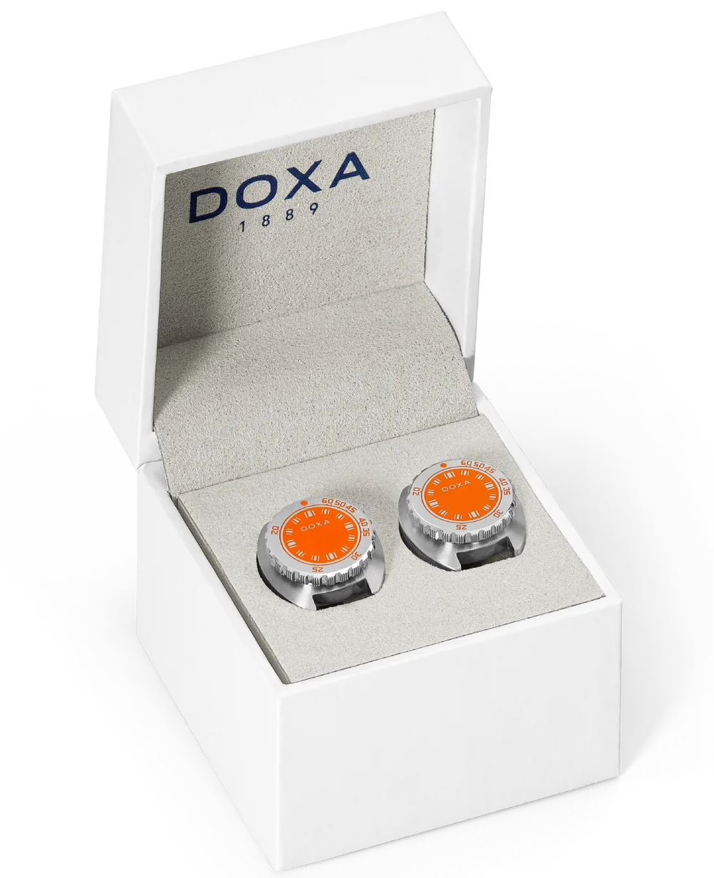 Doxa Cufflinks SUB Professional Orange CUF.10.351 Image 2