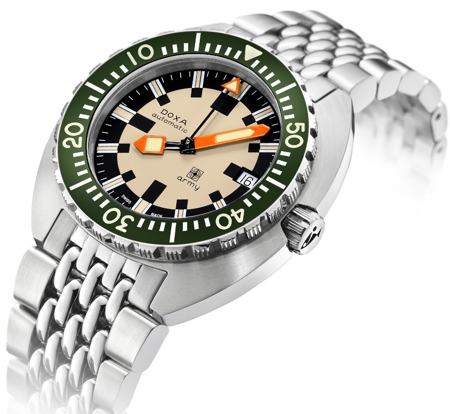 Doxa Dive Army Bracelet Watch 785.10.031G.10 Image 2