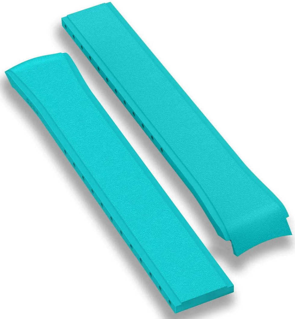 Doxa Strap SUB 1500T Rubber Turquoise 881/883.25GENT-RUB Image 1