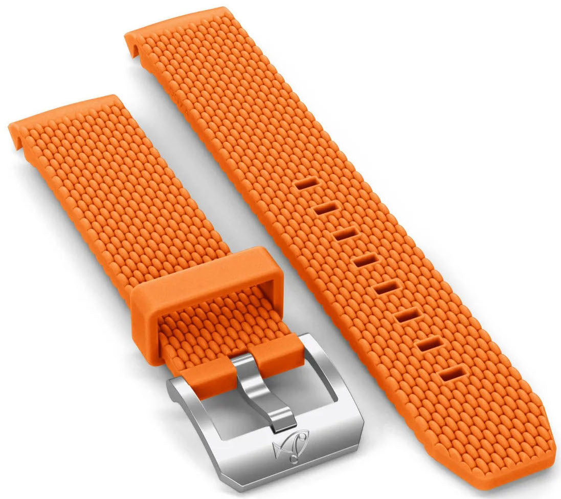 Doxa Strap SUB 200 Rubber Orange With Buckle 799.10.21-RUBBB Image 1