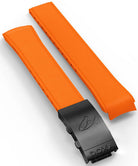 Doxa Strap SUB 300 Carbon Rubber Orange With Folding Clasp 822.70.21-RUBBB Image 1