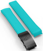 Doxa Strap SUB 300 Carbon Rubber Turquoise With Folding Clasp 822.70.25-RUBBB Image 1