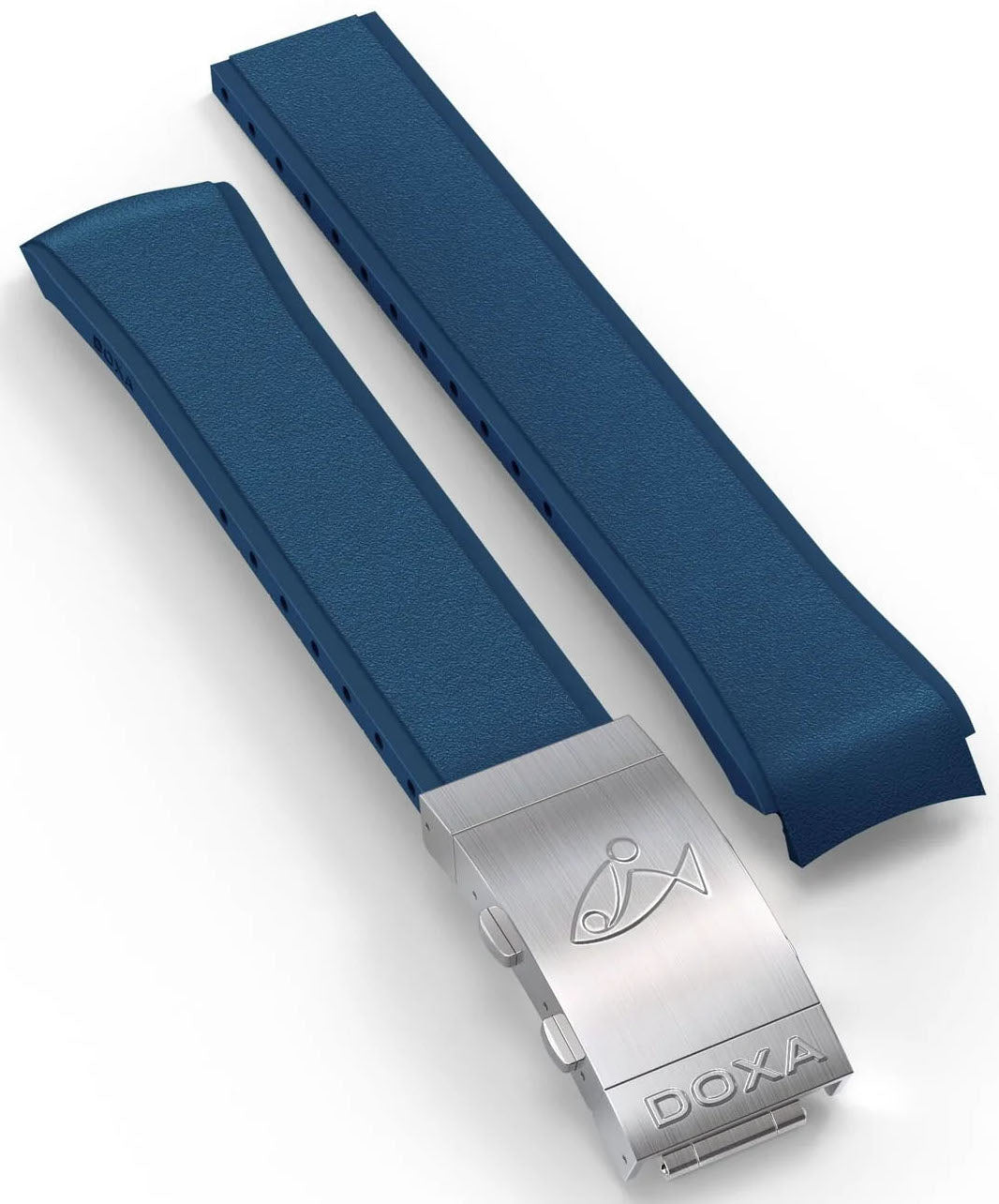 Doxa Strap SUB 300T Rubber Navy Blue With Folding Clasp 840/879.10.32-RUBBB Image 1