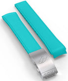 Doxa Strap SUB 300T Rubber Turquoise With Folding Clasp 840/879.10.25-RUBBB Image 1