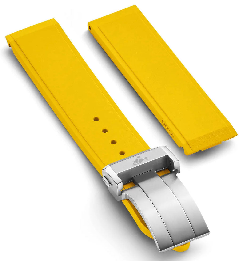 Doxa Strap SUB 600T Rubber Yellow With Folding Clasp 861/862.31-RUBBB Image 1