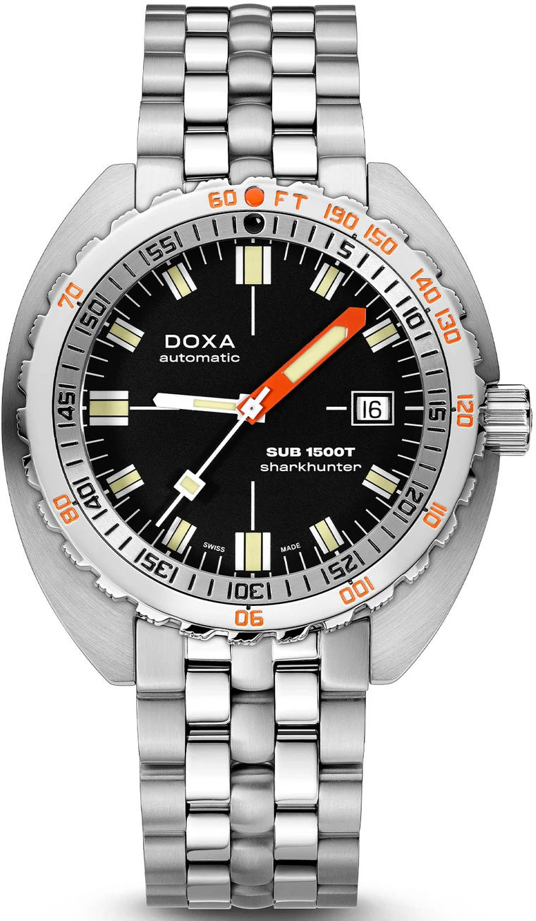Doxa SUB 1500T Sharkhunter Bracelet Watch 883.10.101.10 Image 1