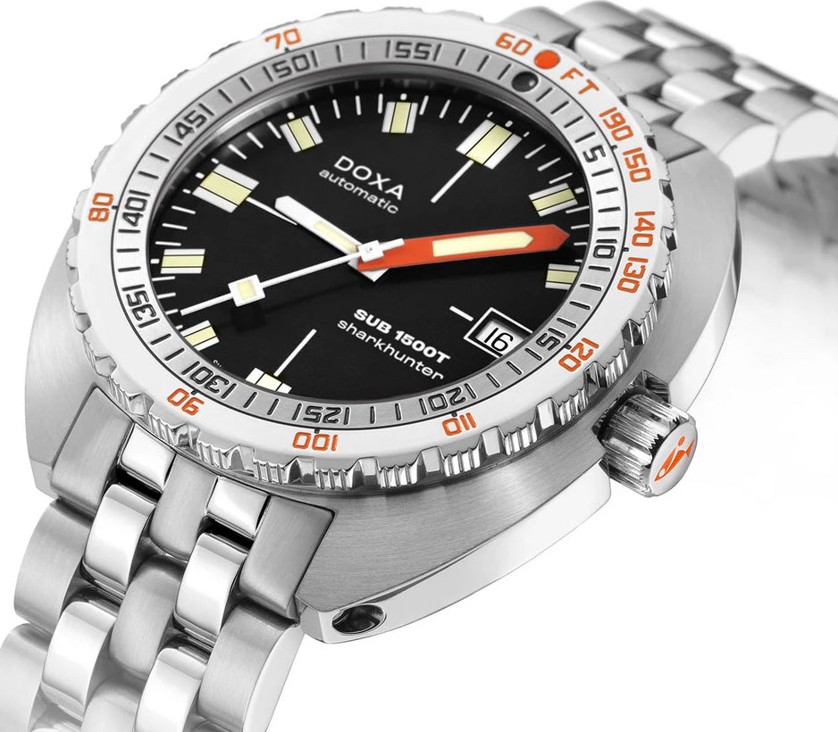 Doxa SUB 1500T Sharkhunter Bracelet Watch 883.10.101.10 Image 2