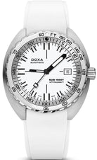 Doxa SUB 1500T Whitepearl Rubber Watch 883.10.011.23 Image 1