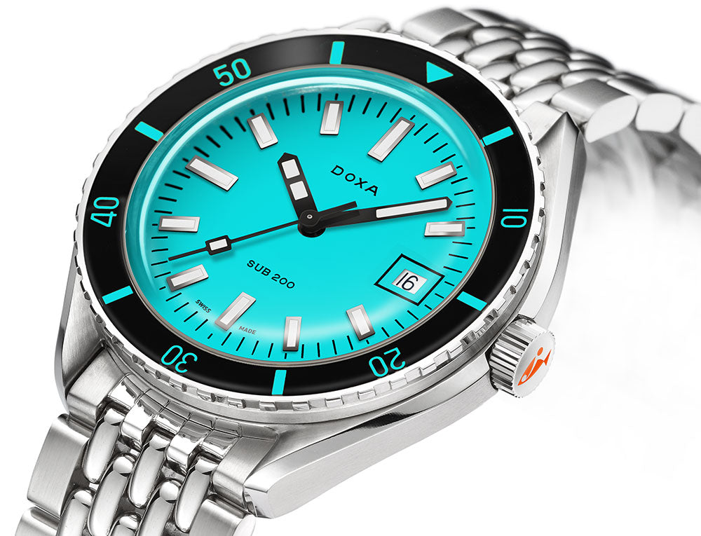 Doxa Sub 200 Aquamarine Bracelet Watch 799.10.241.10 Image 2